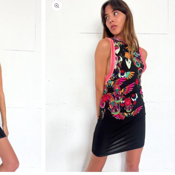 NWT Custo Barcelona ELTY ANNU mini dress - Picture 2 of 6